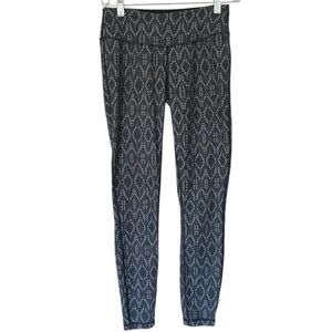 Prana Black and Gray Activewear Leggings Size Extra Small